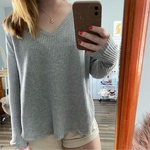 Wild fable target waffle knit top